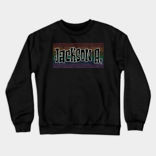 LGBTQ PATTERN AMERICA JACKSON Crewneck Sweatshirt